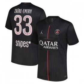 Jalkapallo Pelipaidat/Peliasut Paris Saint-Germain Zaire-Emery 33 Jordan Neljäspelipaita 2025-26